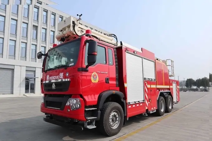 water tower fire truck